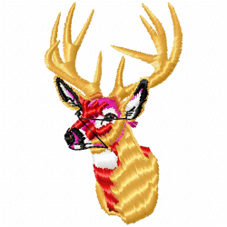 Gazelle Embroidery Design 11 Gazelle Embroidery Design 11